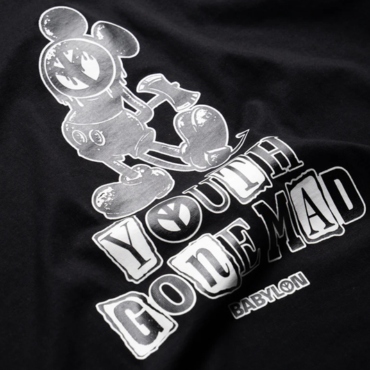 Babylon Youth Gone Mad Tee Jet Black