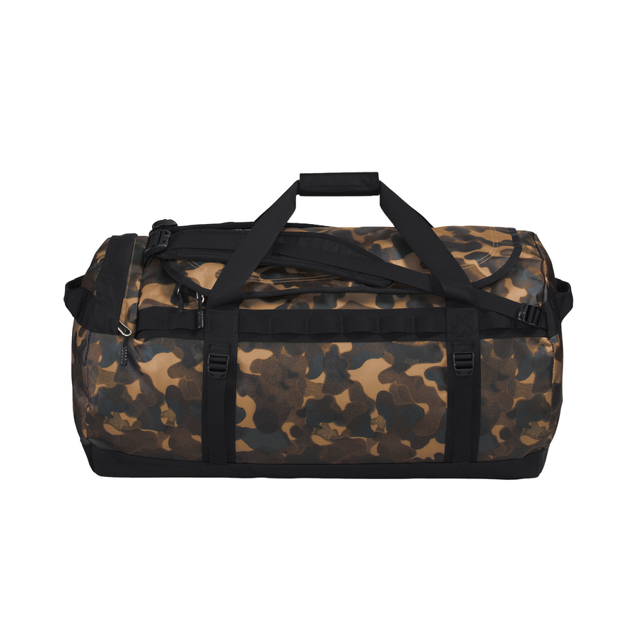 The North Face Base Camp Duffel Large Utility Brown Camo Texture Small Print/TNF Black/NPF NF0A52SB55G