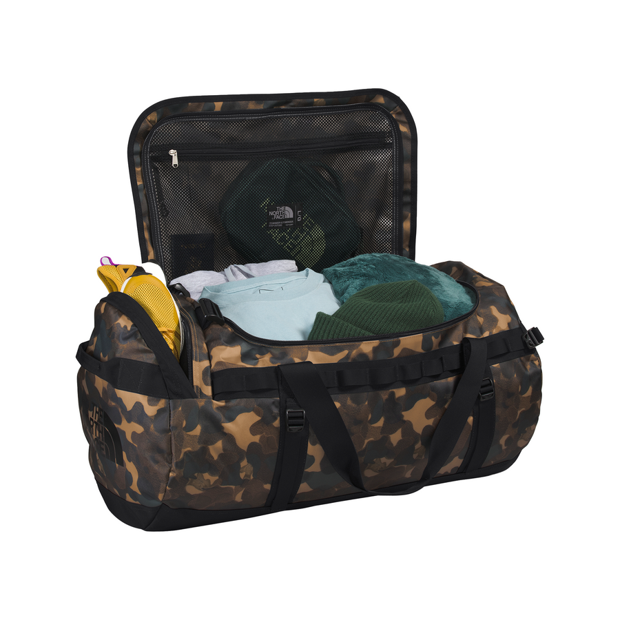 The North Face Base Camp Duffel Large Utility Brown Camo Texture Small Print/TNF Black/NPF NF0A52SB55G