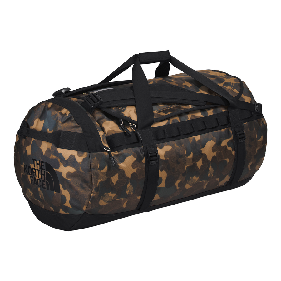 The North Face Base Camp Duffel Large Utility Brown Camo Texture Small Print/TNF Black/NPF NF0A52SB55G