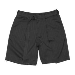 Beach Brains Cut Short Black Herringbone
