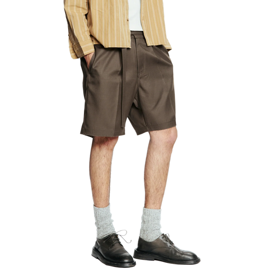 Beach Brains Cut Short Taupe