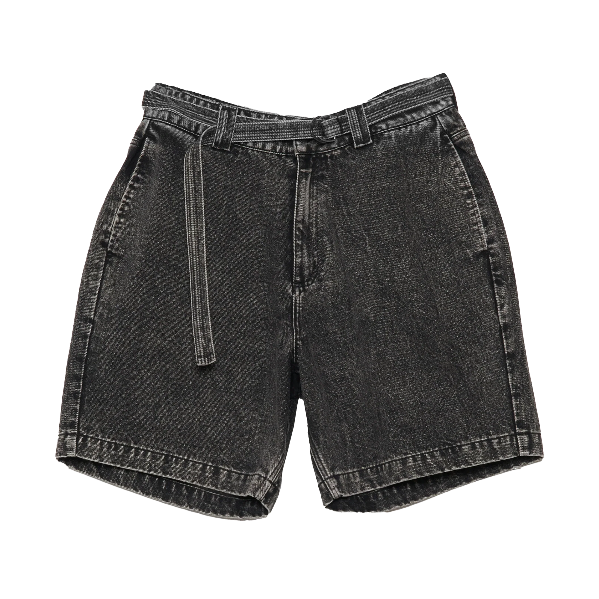 Beach Brains Denim Short Washed Black
