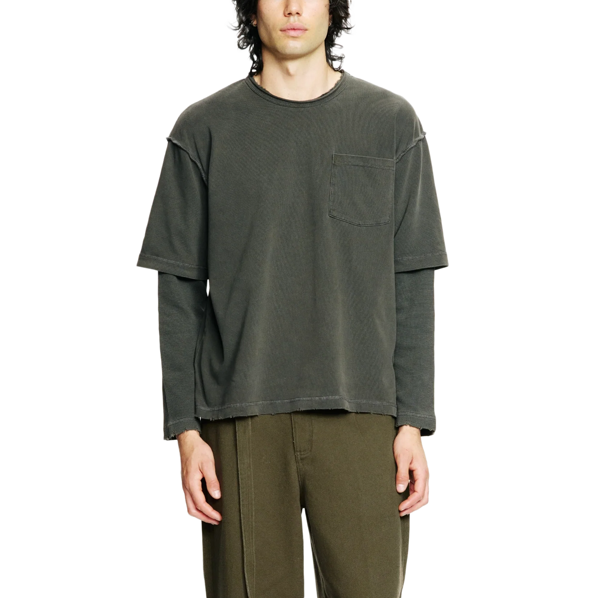 Beach Brains Dream Layer Long Sleeve Charcoal