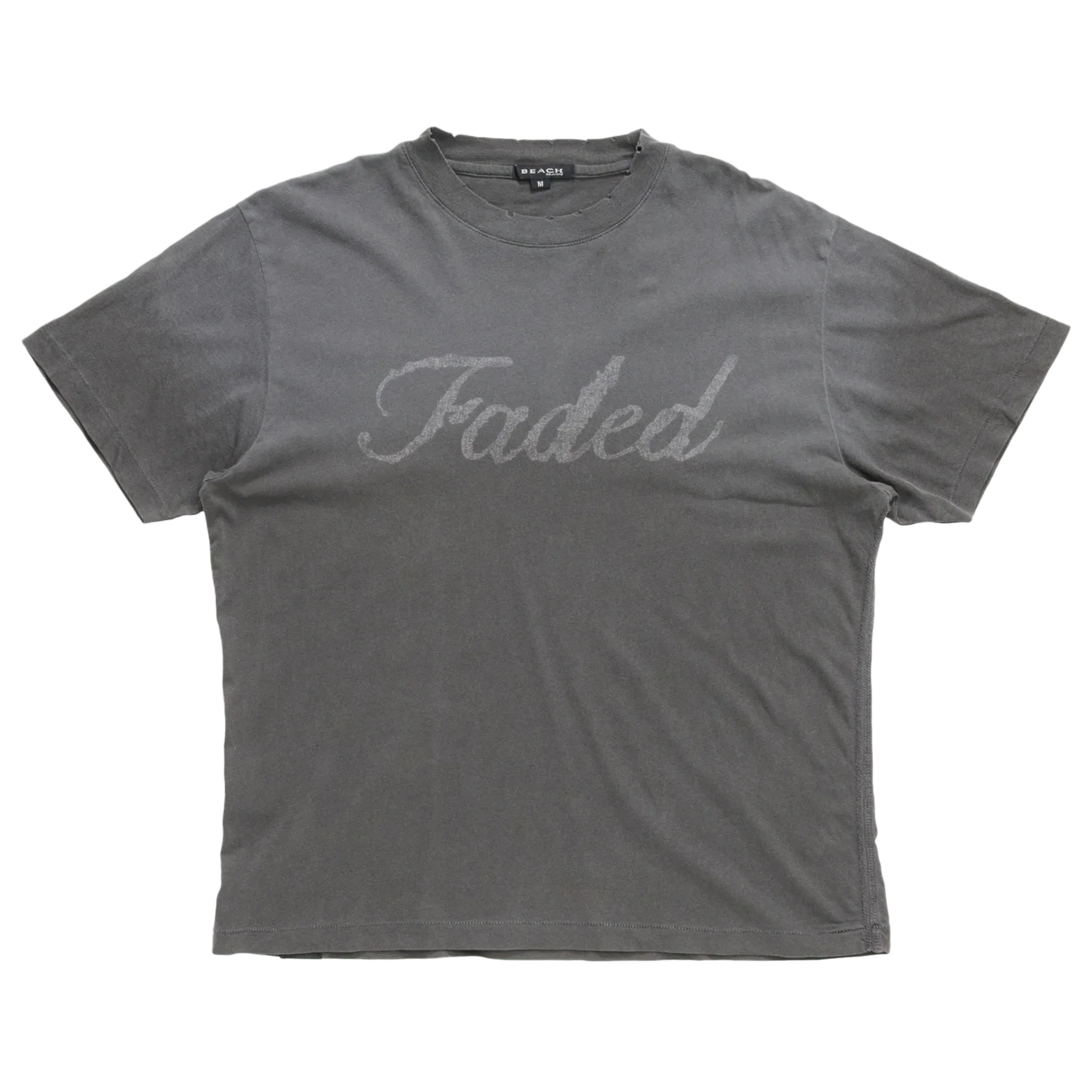 Beach Brains Faded T-Shirt Sun Faded Black