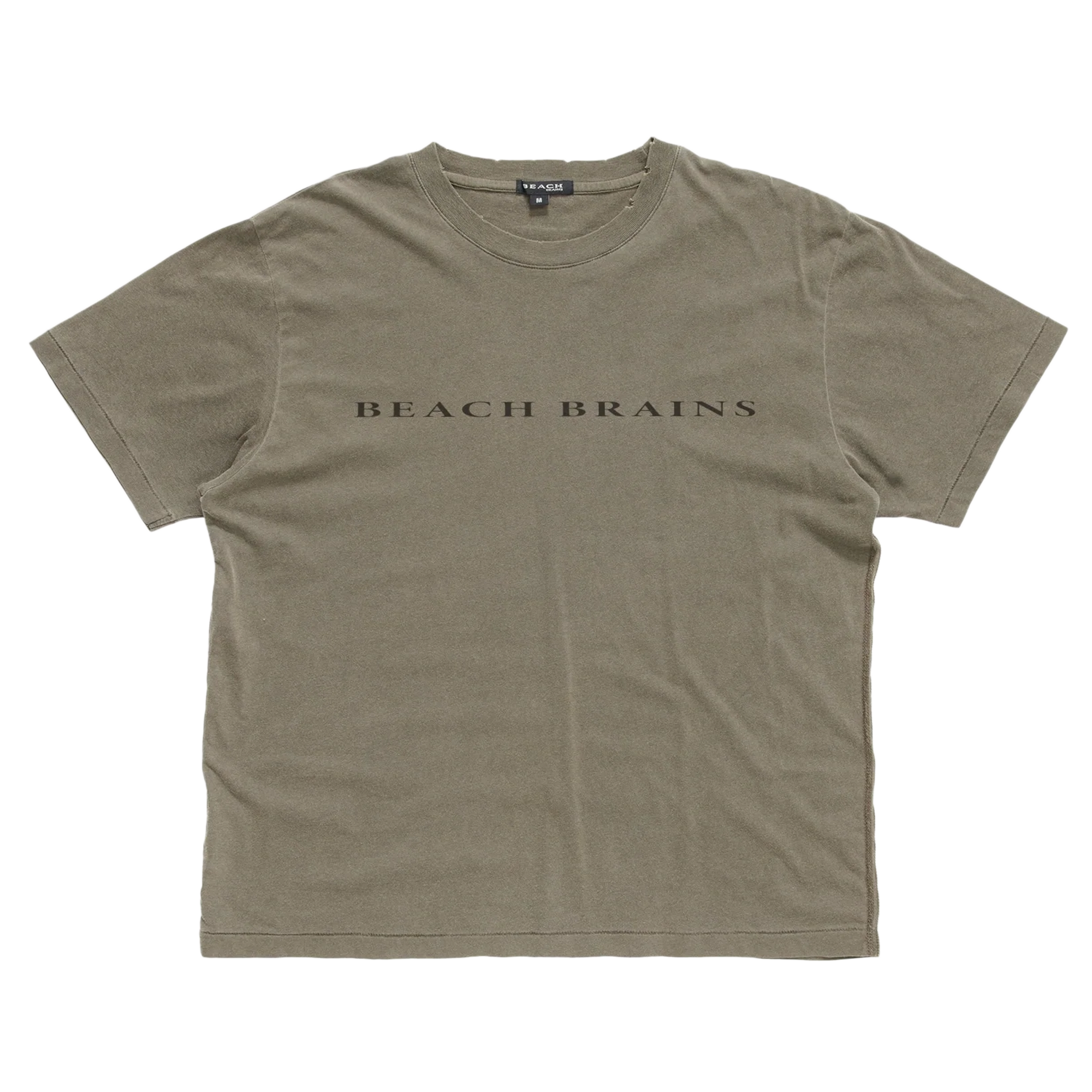Beach Brains Logo Tide T-Shirt Fatigue