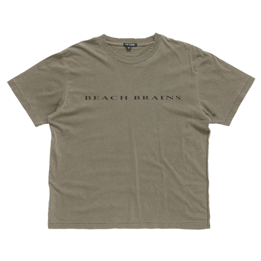 Beach Brains Logo Tide T-Shirt Fatigue