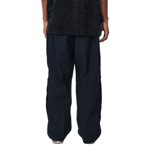 Beach Brains Pleated Work Pant Black