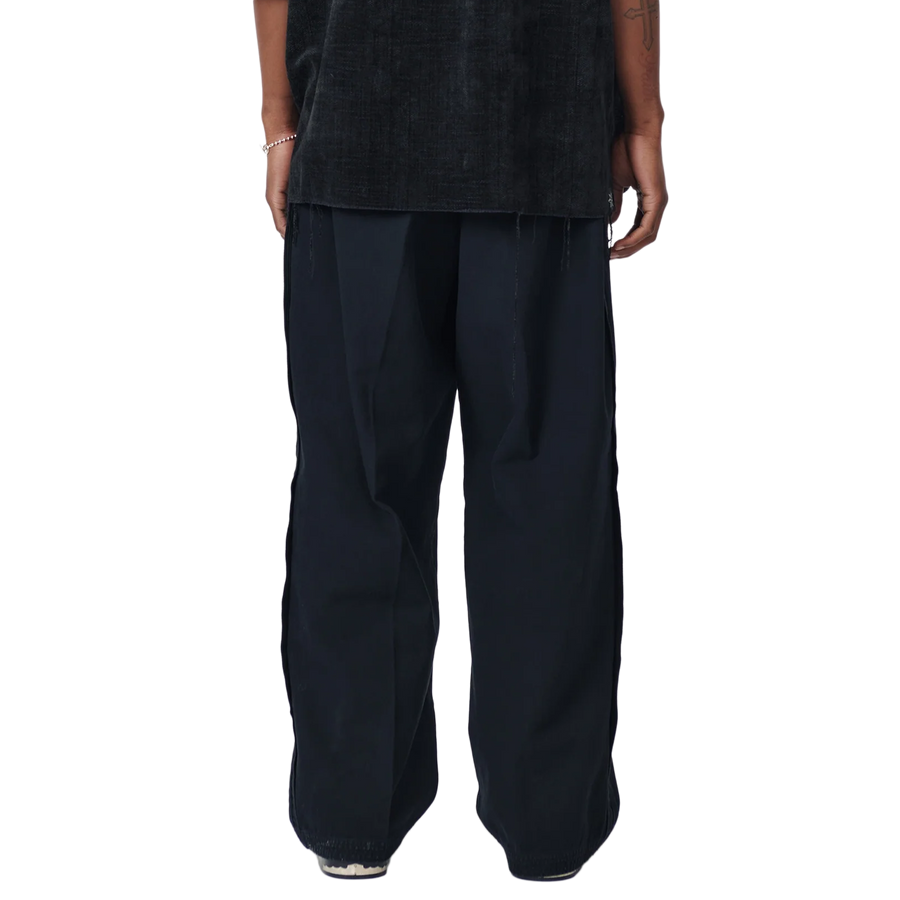 Beach Brains Pleated Work Pant Black