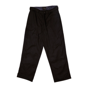 Beach Brains Pleated Work Pant Black