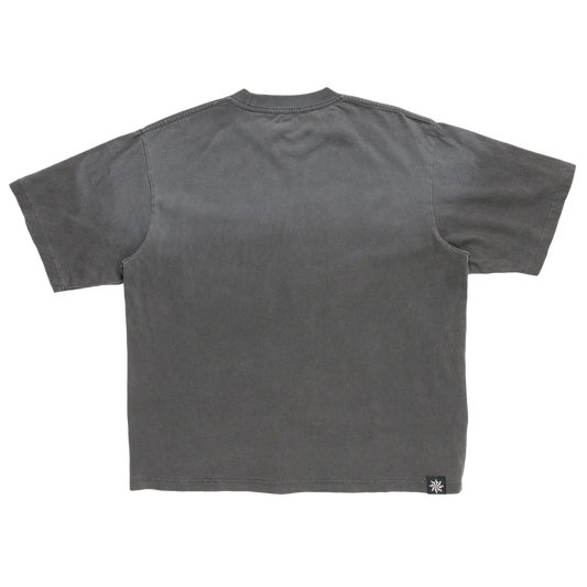 Beach Brains Punk T-Shirt Sun Faded Black