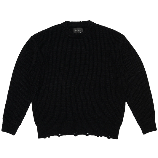 Beach Brains Session Knit Black
