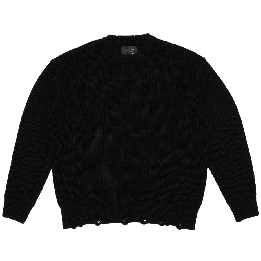 Beach Brains Session Knit Black