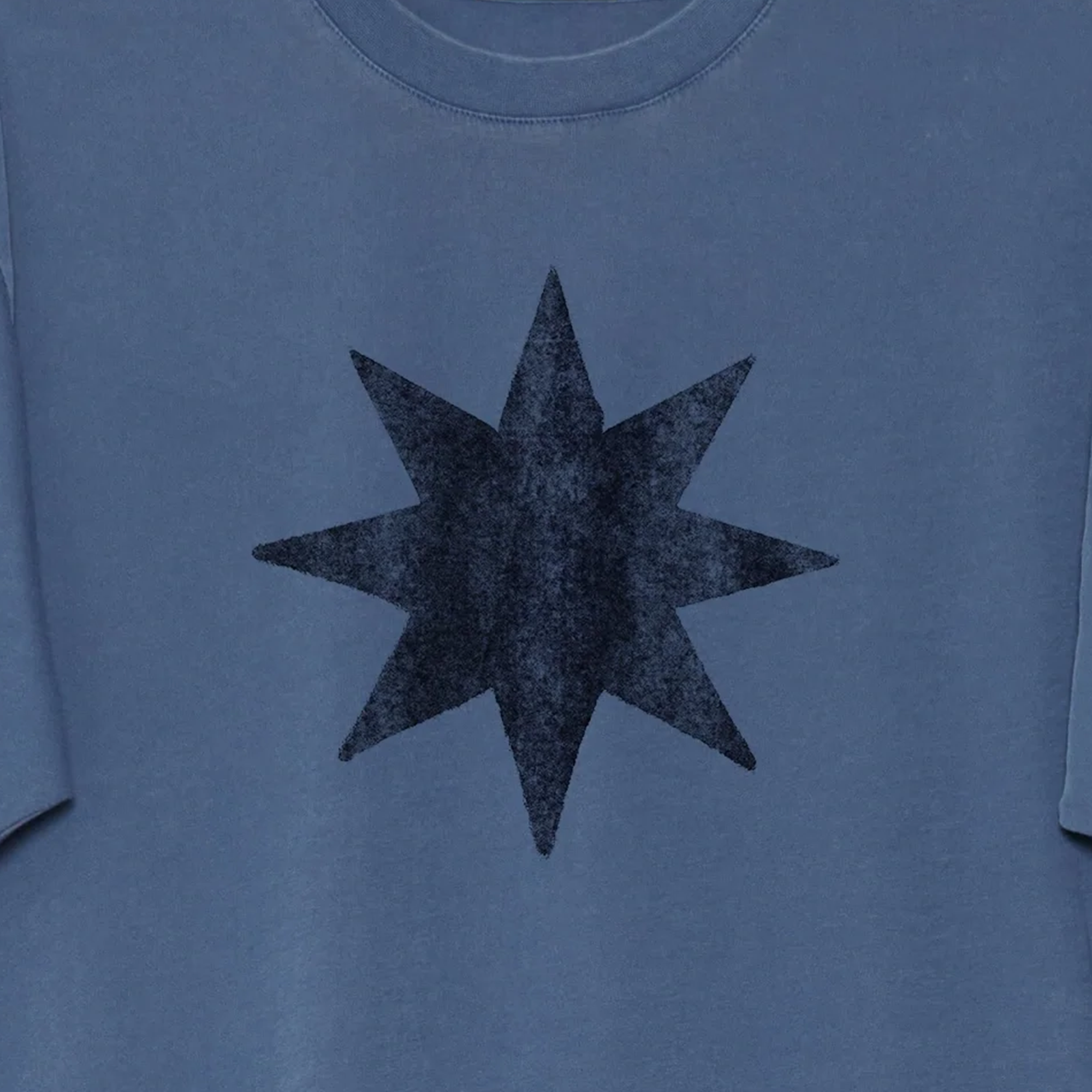 Beach Brains Star Tide T-Shirt Indigo
