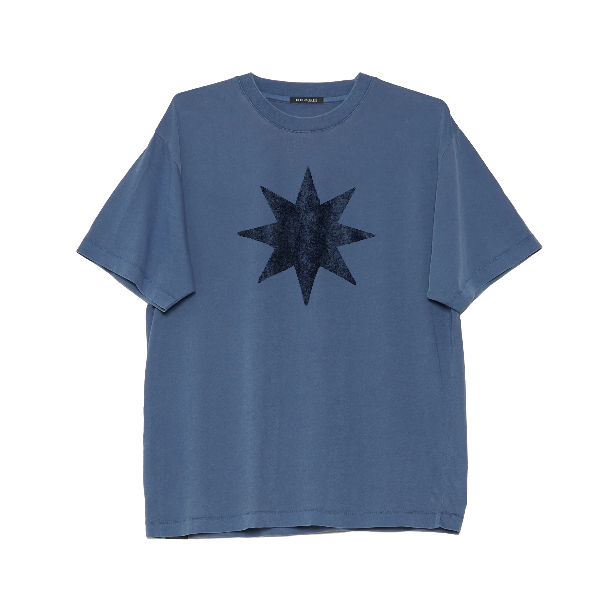 Beach Brains Star Tide T-Shirt Indigo