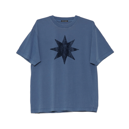 Beach Brains Star Tide T-Shirt Indigo