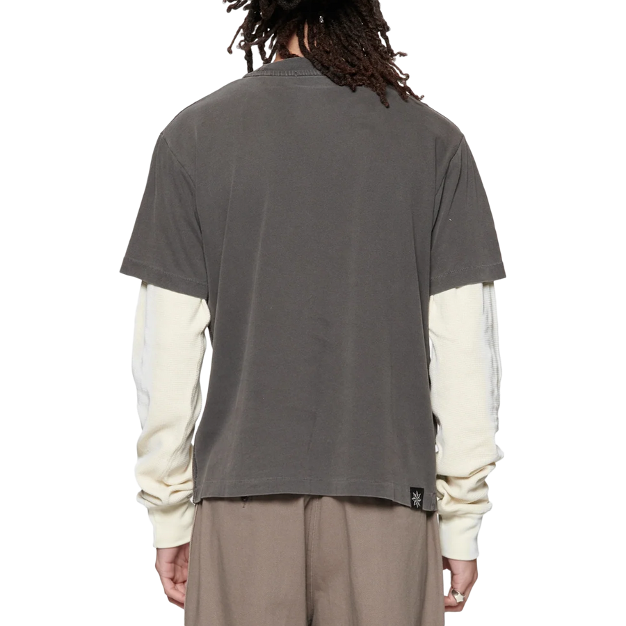 Beach Brains Tide Double T-shirt Charcoal/Bone