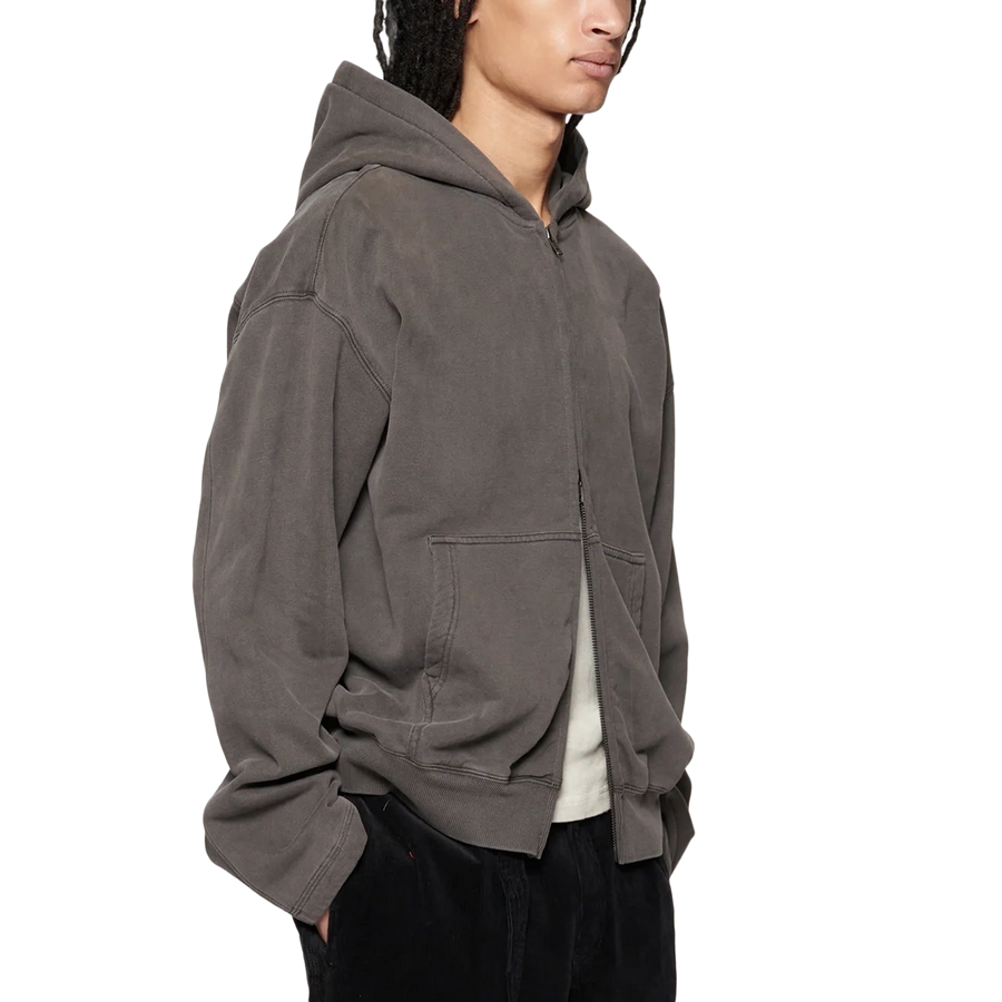 Beach Brains Tour Zip Hood Charcoal