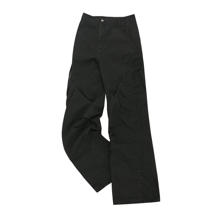 Andersson Bell Arc Shirring Pants Black APA791M