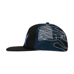 Sci-Fi Fantasy Biker Logo Hat Black