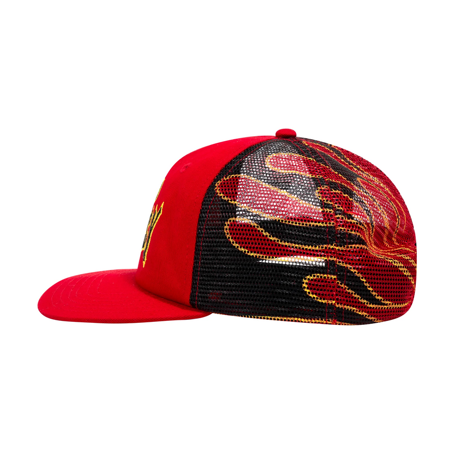 Sci-Fi Fantasy Biker Logo Hat Red