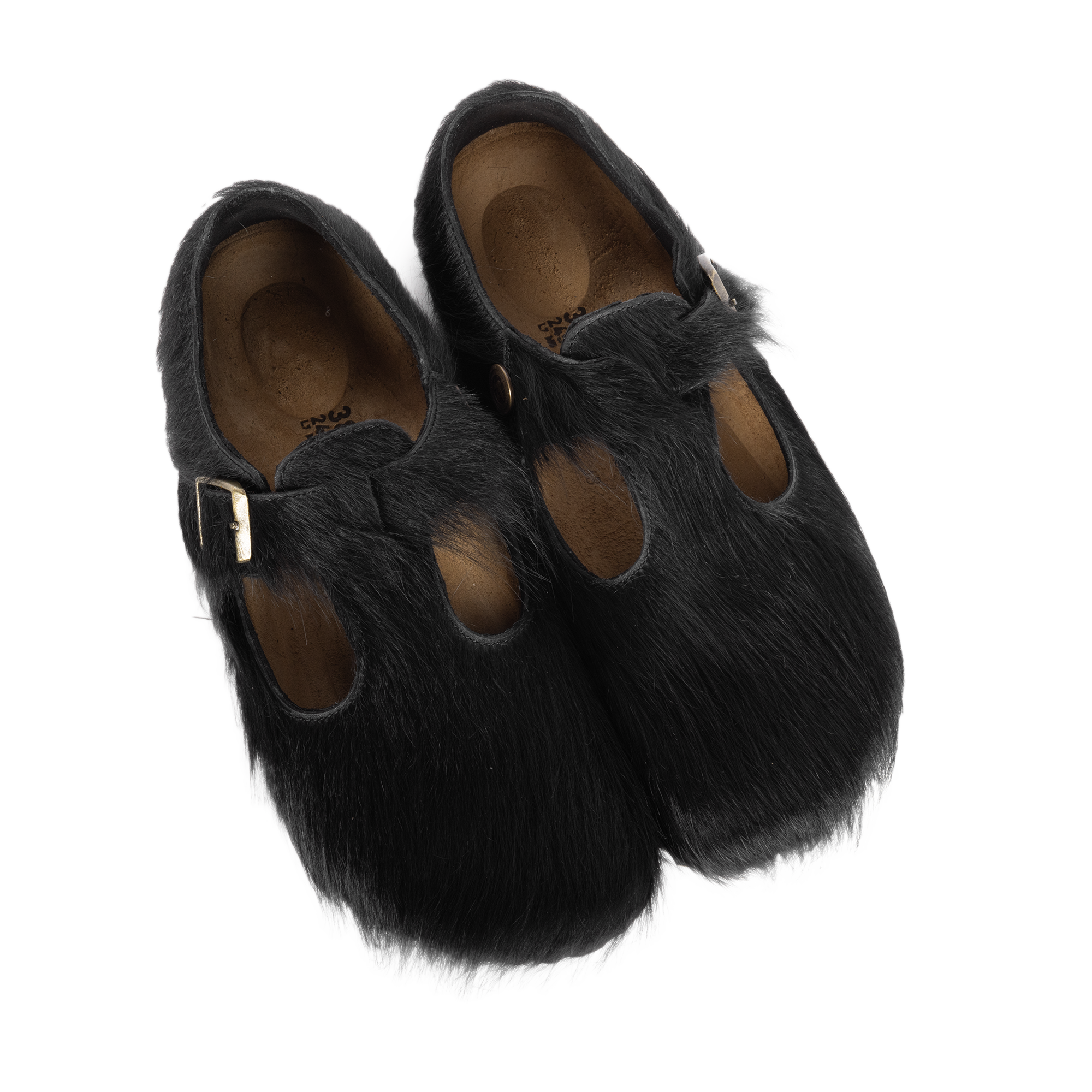 Birkenstock x Song For The Mute Women's Paris The Rebel Fur Black