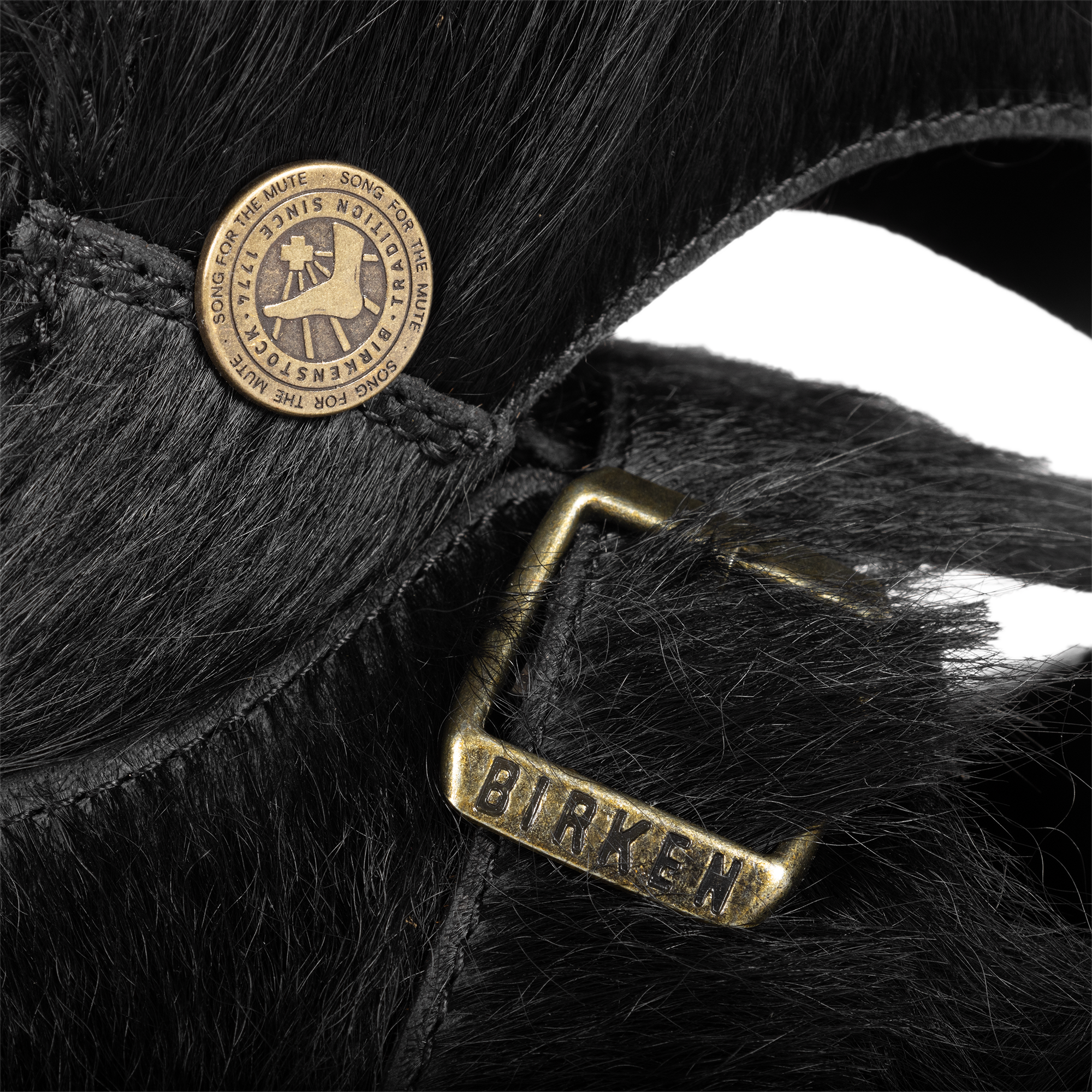 Birkenstock x Song For The Mute Women's Paris The Rebel Fur Black