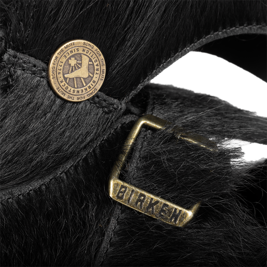 Birkenstock x Song For The Mute Women's Paris The Rebel Fur Black