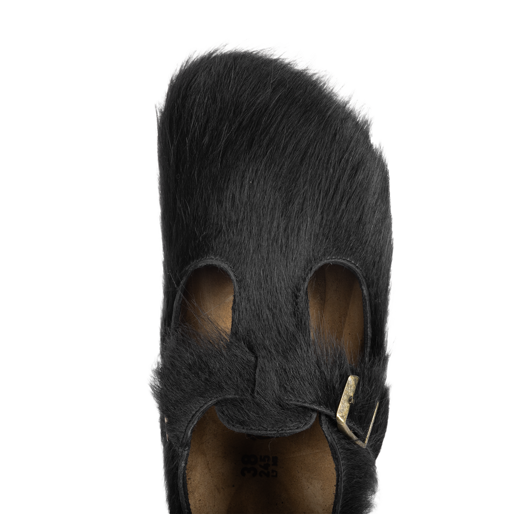 Birkenstock x Song For The Mute Women's Paris The Rebel Fur Black