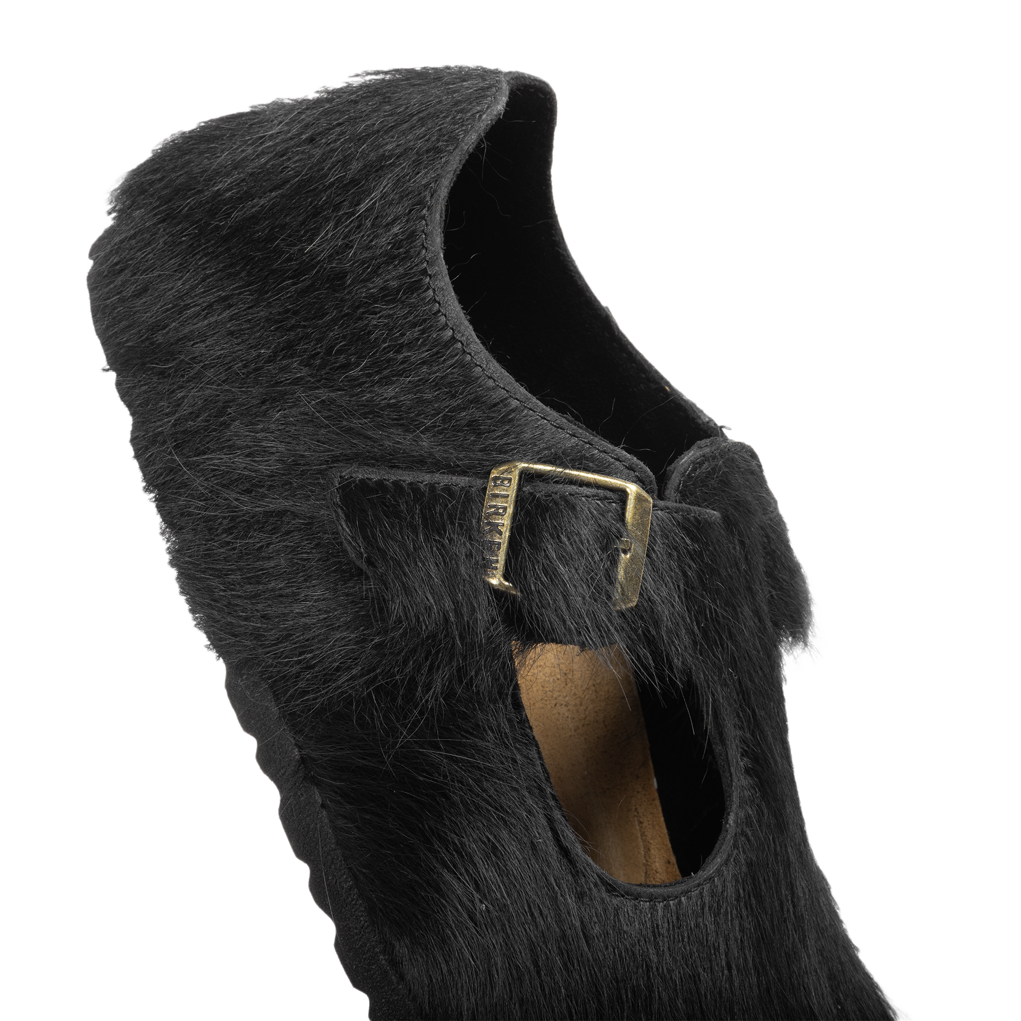 Birkenstock x Song For The Mute Women's Paris The Rebel Fur Black