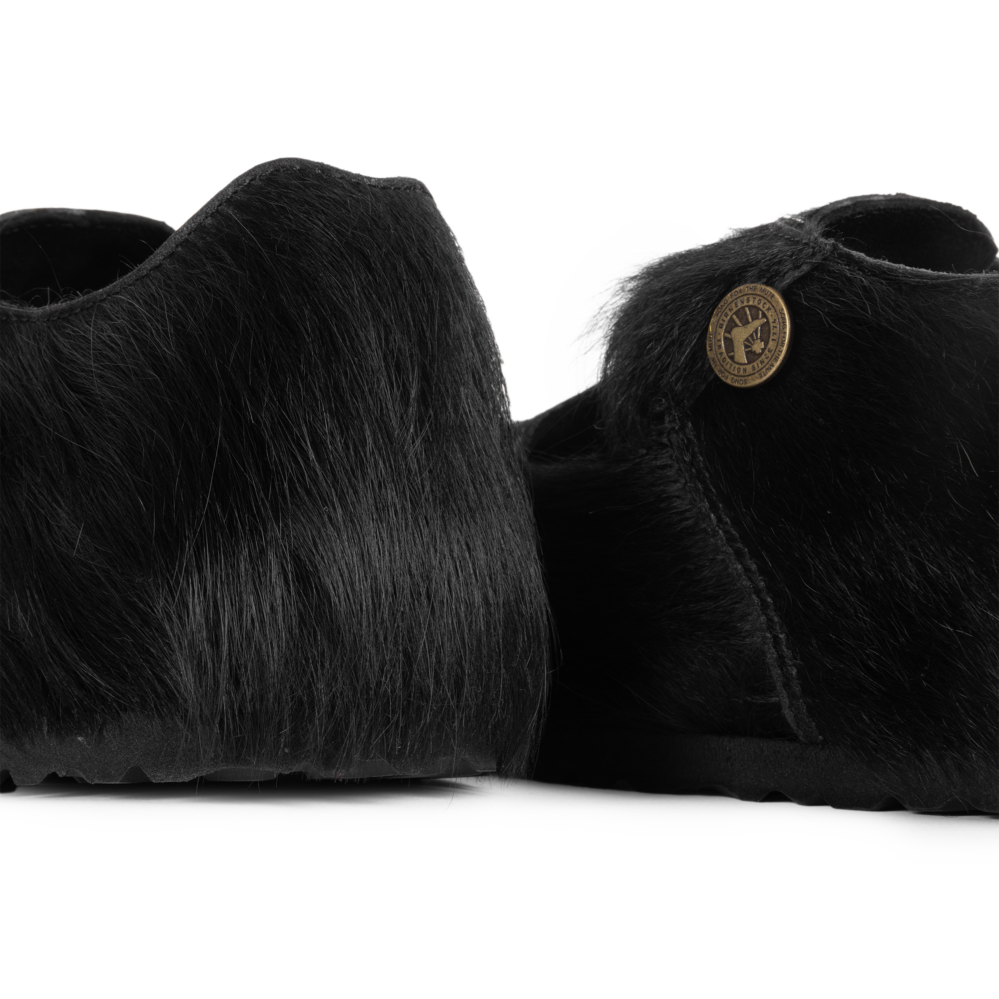 Birkenstock x Song For The Mute Women's Paris The Rebel Fur Black