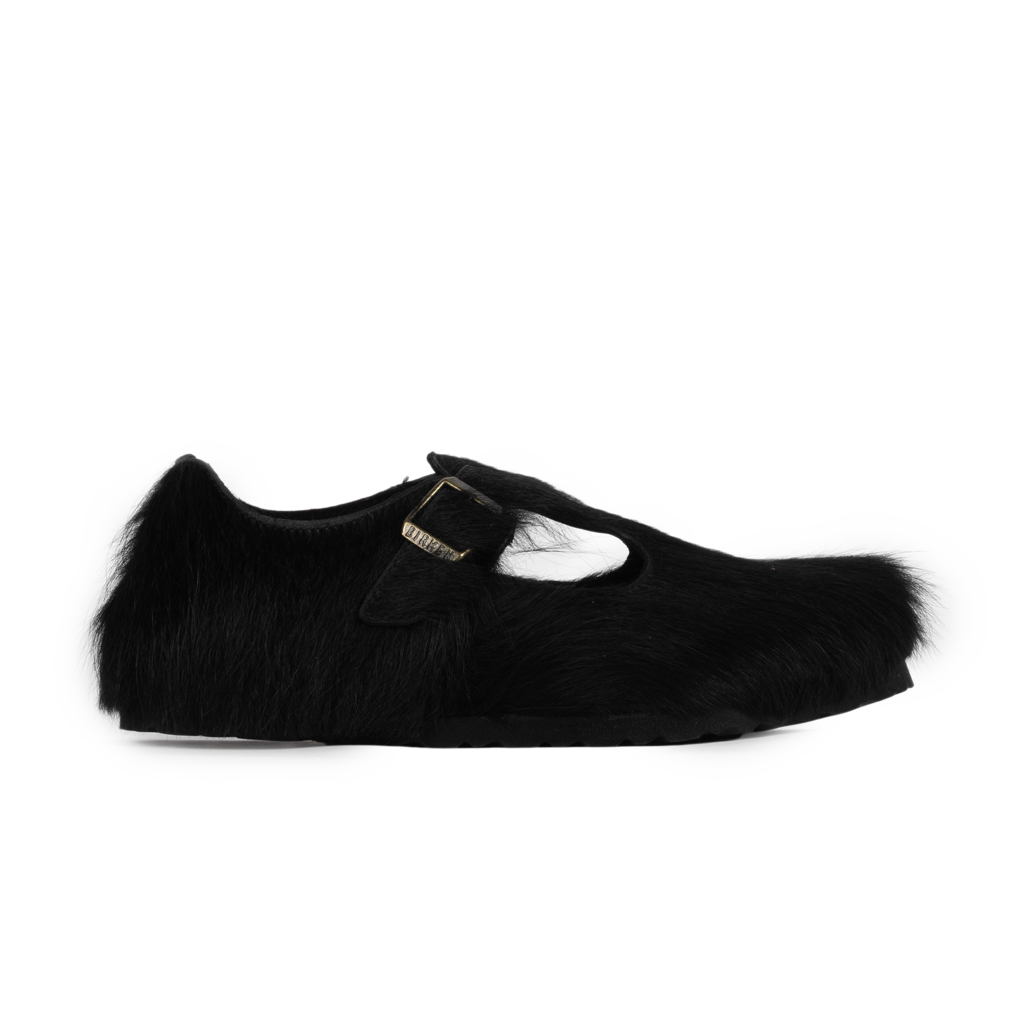 Birkenstock x Song For The Mute Women's Paris The Rebel Fur Black