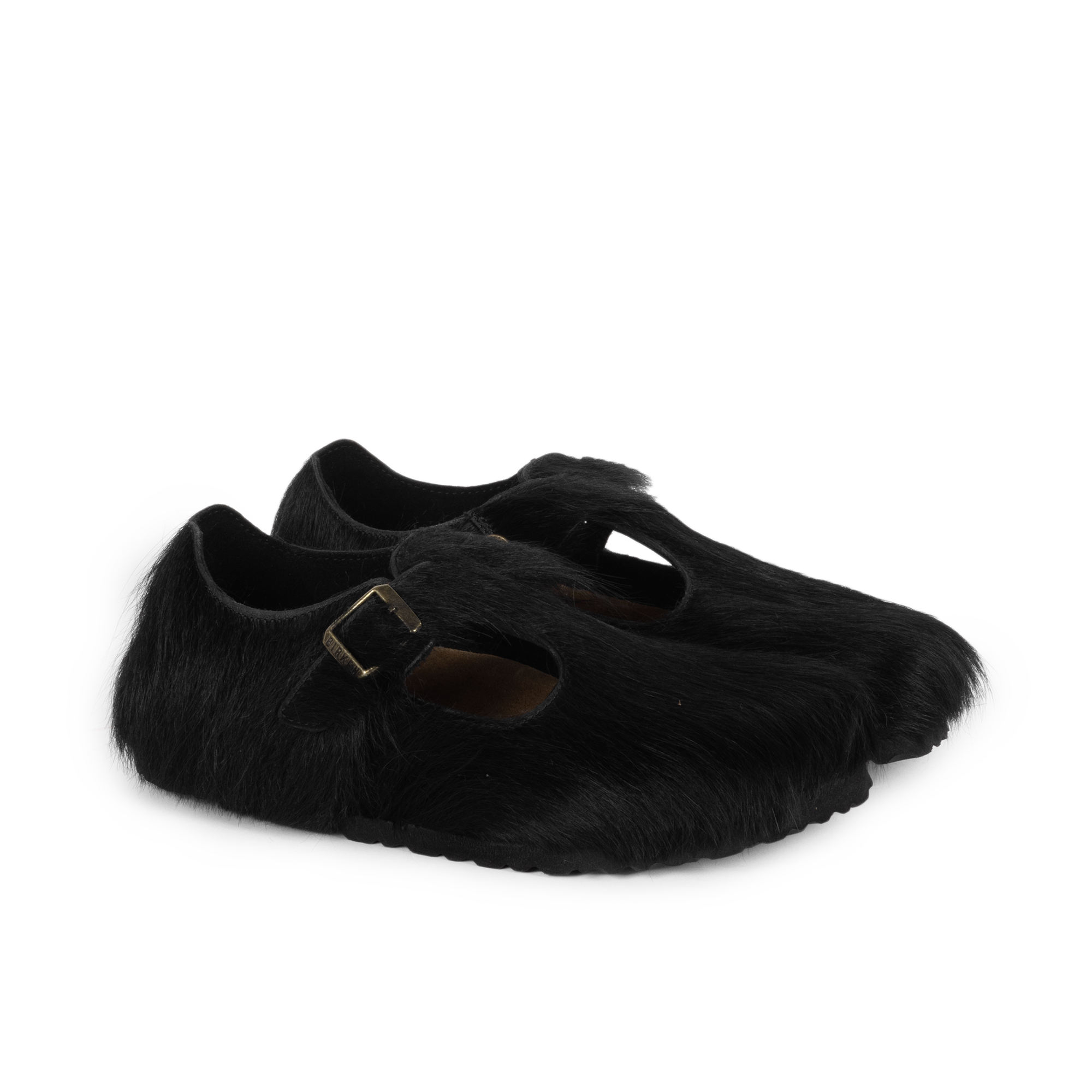 Birkenstock x Song For The Mute Women's Paris The Rebel Fur Black