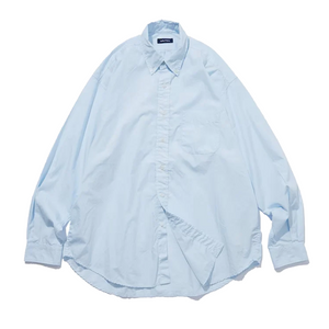 Nautica Japan Bleached Bload L/S Shirt Sky Blue