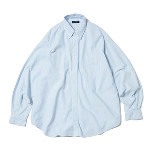 Nautica Japan Bleached Oxford L/S Shirt White / Blue