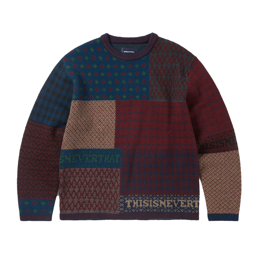 thisisneverthat Block Knit L/S Top Multi