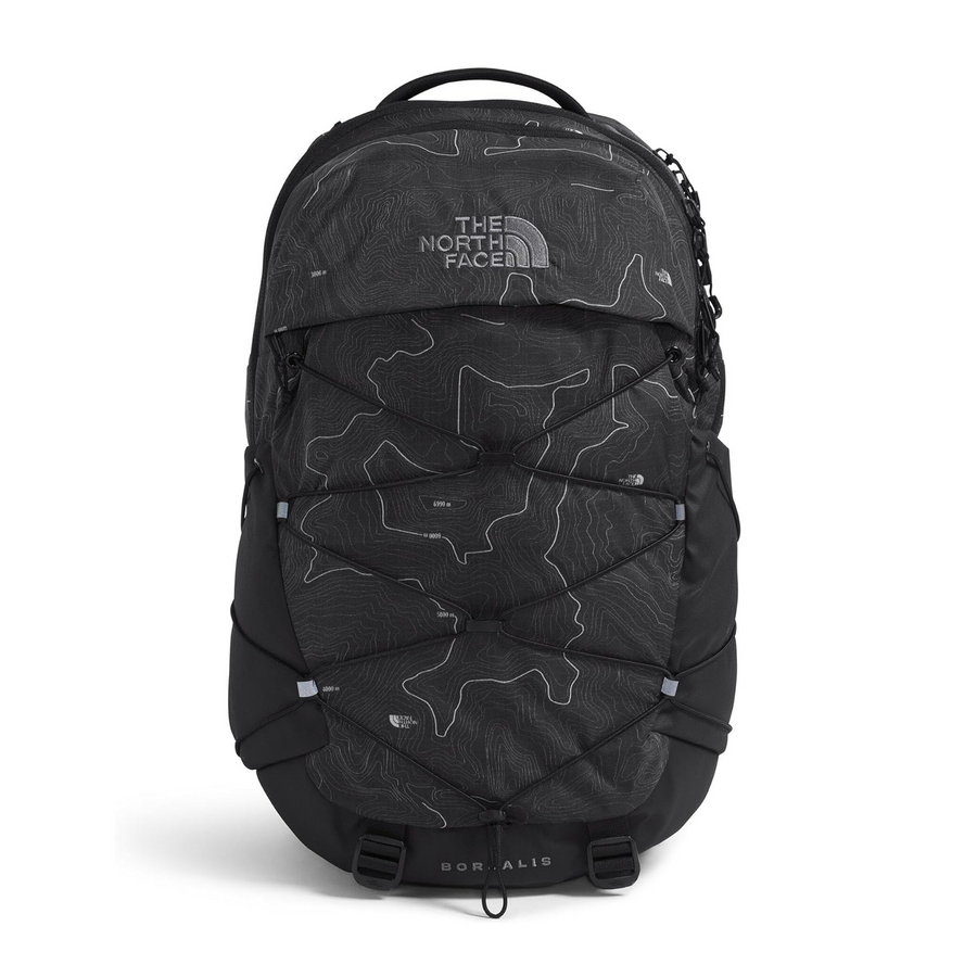 The North Face Borealis Backpack TNF Black Topo Print/Smoked Pearl NF0A52SEBI9