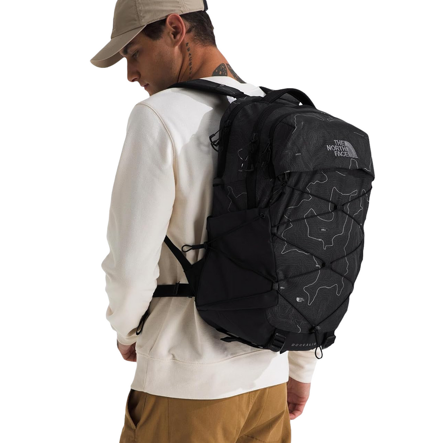 The North Face Borealis Backpack TNF Black Topo Print/Smoked Pearl NF0A52SEBI9