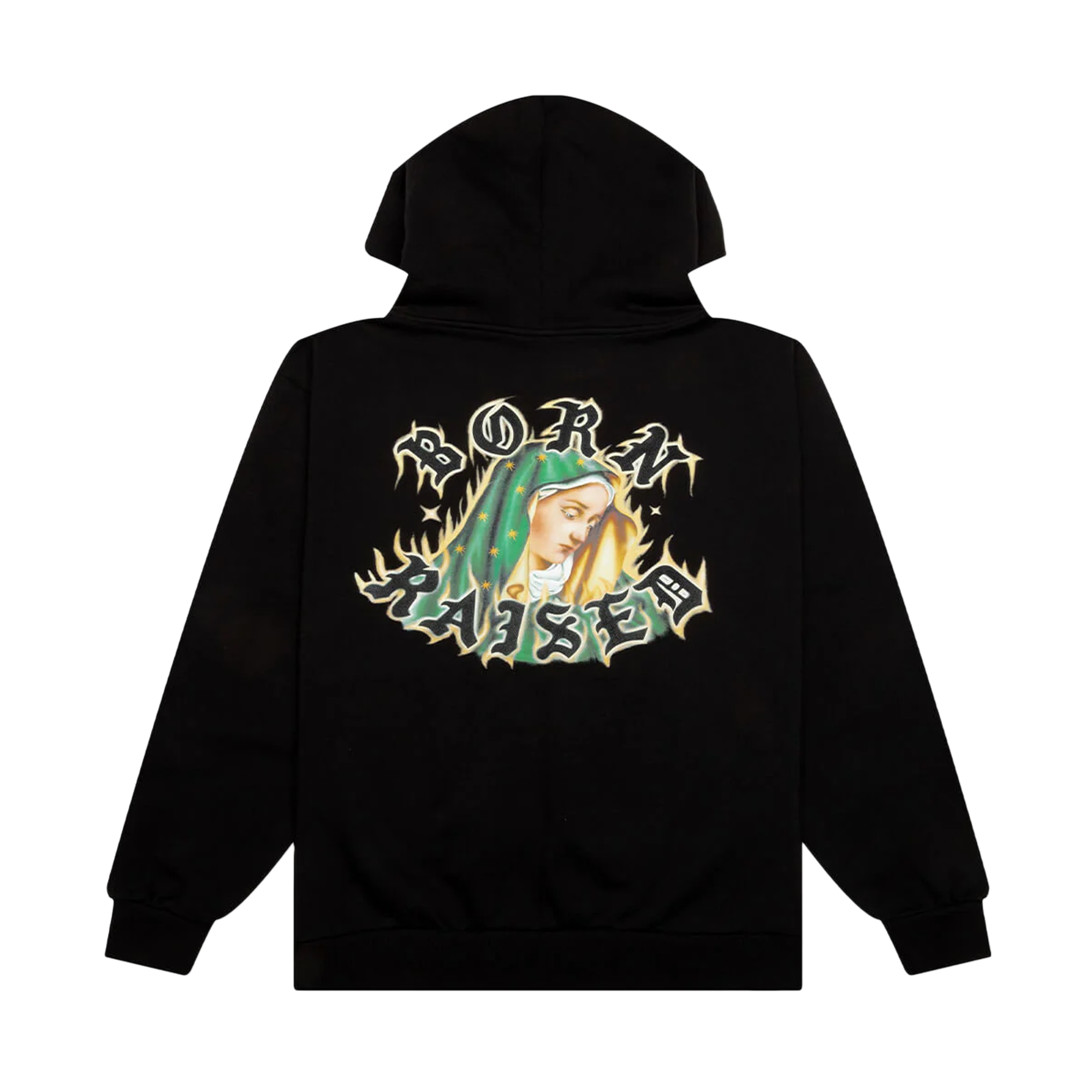 Born x Raised Guadalupe Zip-Up Hoodie Black