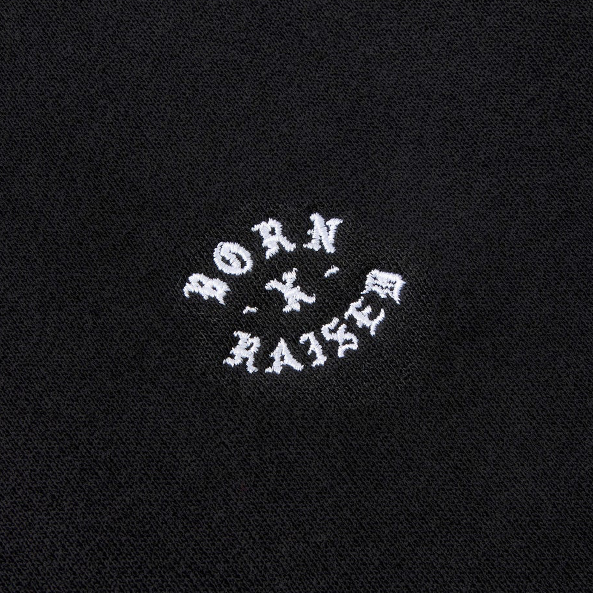 Born x Raised Micro Rocker Crewneck Black