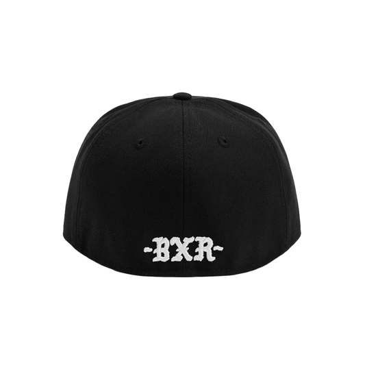Born x Raised New Era Fitted Rocker Hat Black White