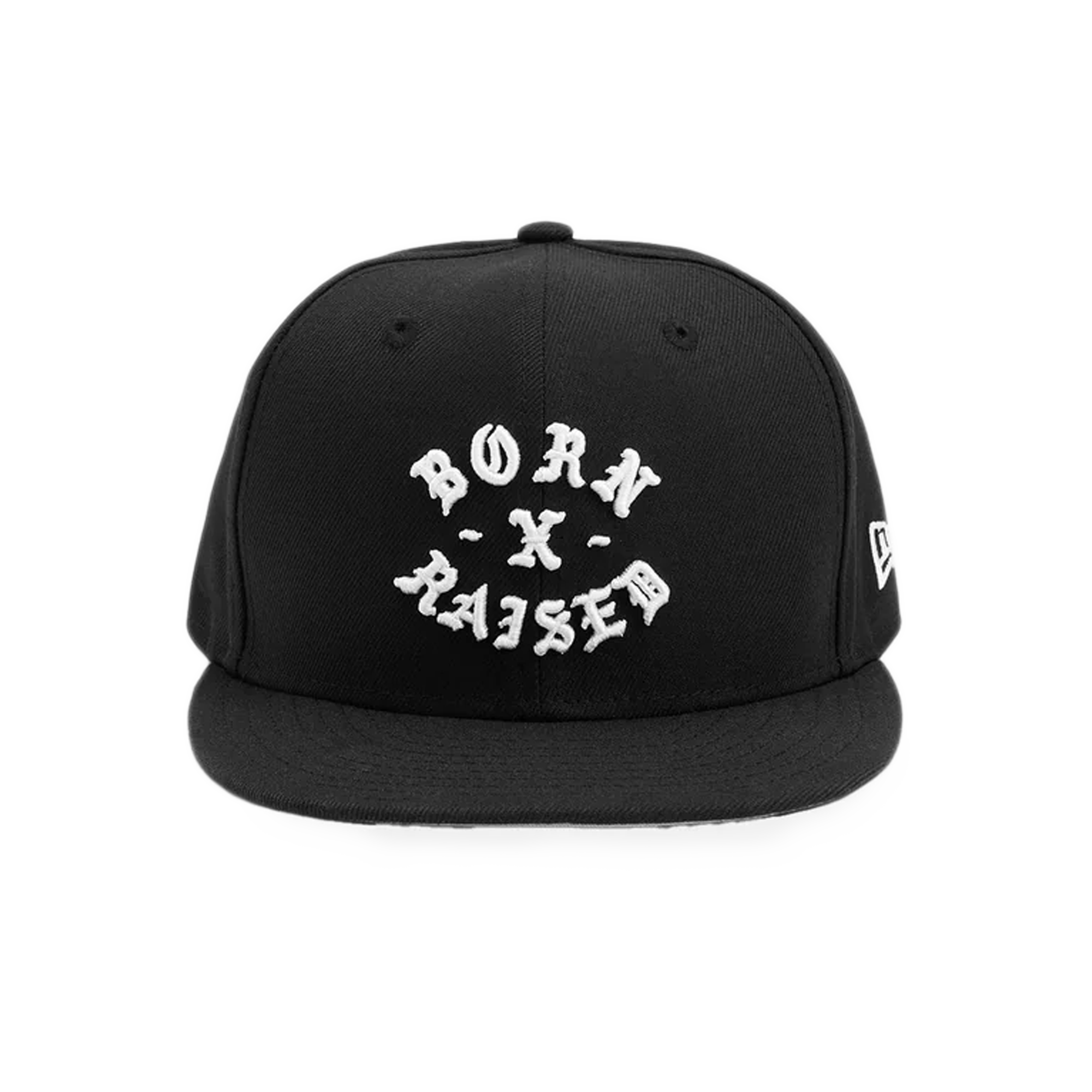 Born x Raised New Era Fitted Rocker Hat Black White