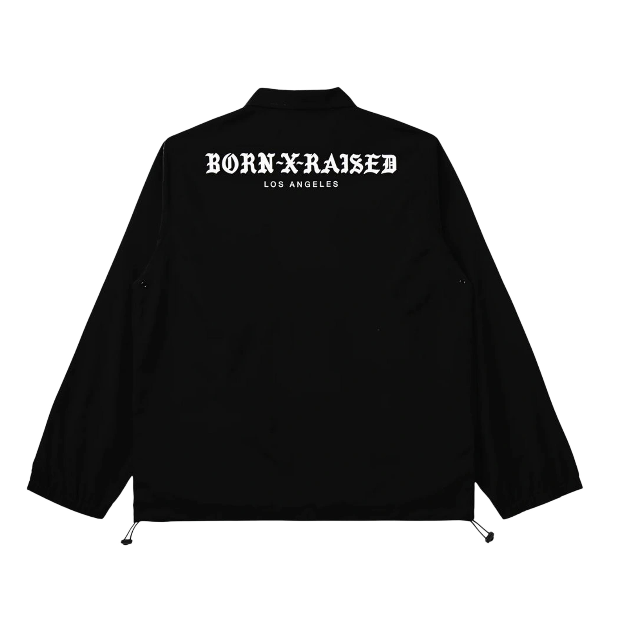 Born x Raised Standard LA Coach Jacket Black