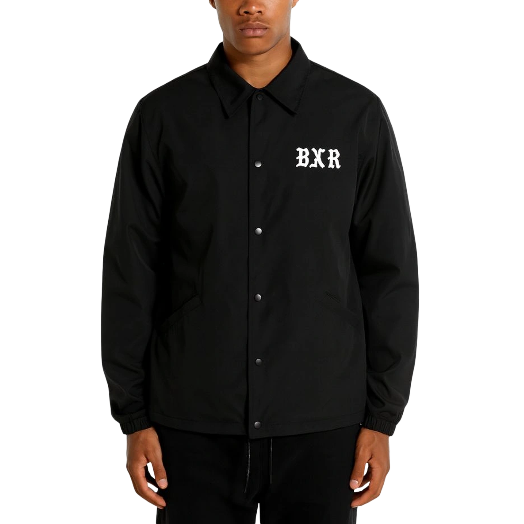 Born x Raised Standard LA Coach Jacket Black