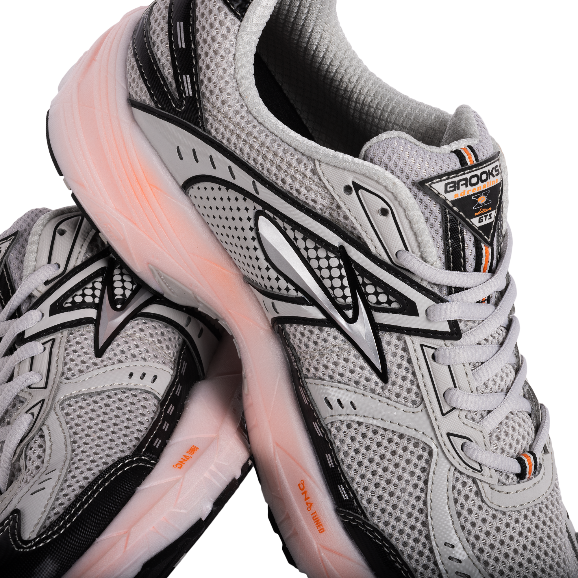 Brooks Adrenaline GTS 10 Quiet Grey/Black/Coral Rose 10009 1D 066