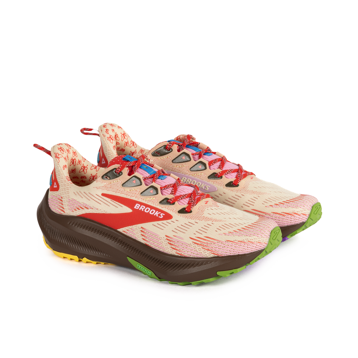 Brooks x Alex Zono Ghost Trail Poppy Red/Potting Soil 100069 1D 681