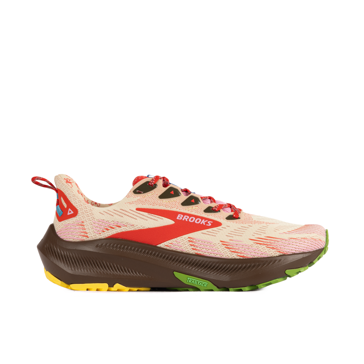 Brooks x Alex Zono Ghost Trail Poppy Red/Potting Soil 100069 1D 681
