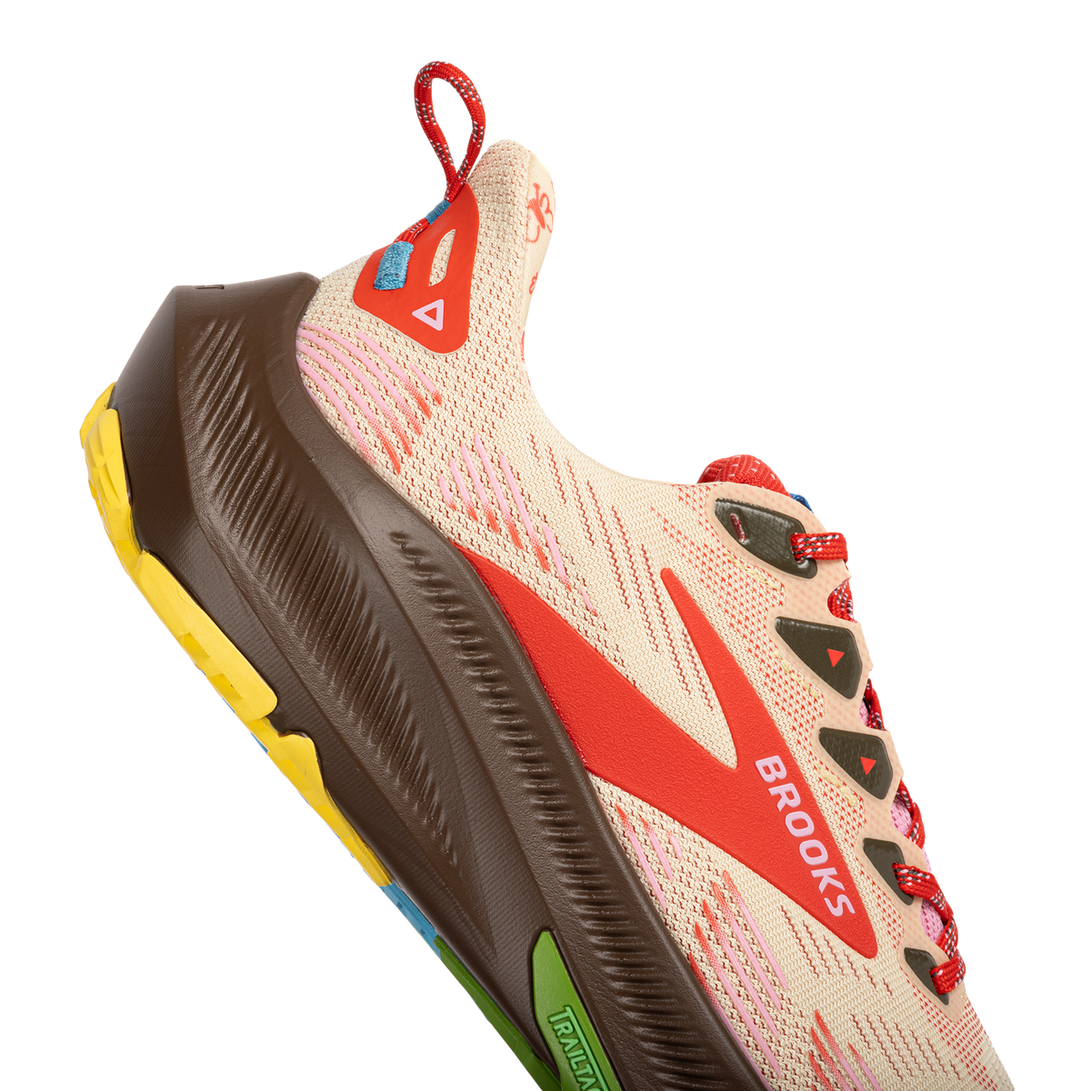 Brooks x Alex Zono Ghost Trail Poppy Red/Potting Soil 100069 1D 681
