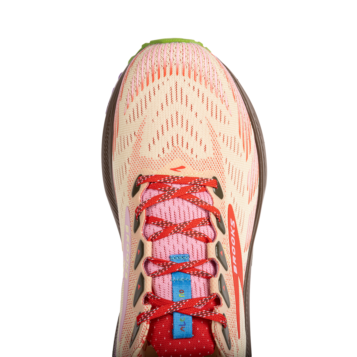 Brooks x Alex Zono Ghost Trail Poppy Red/Potting Soil 100069 1D 681