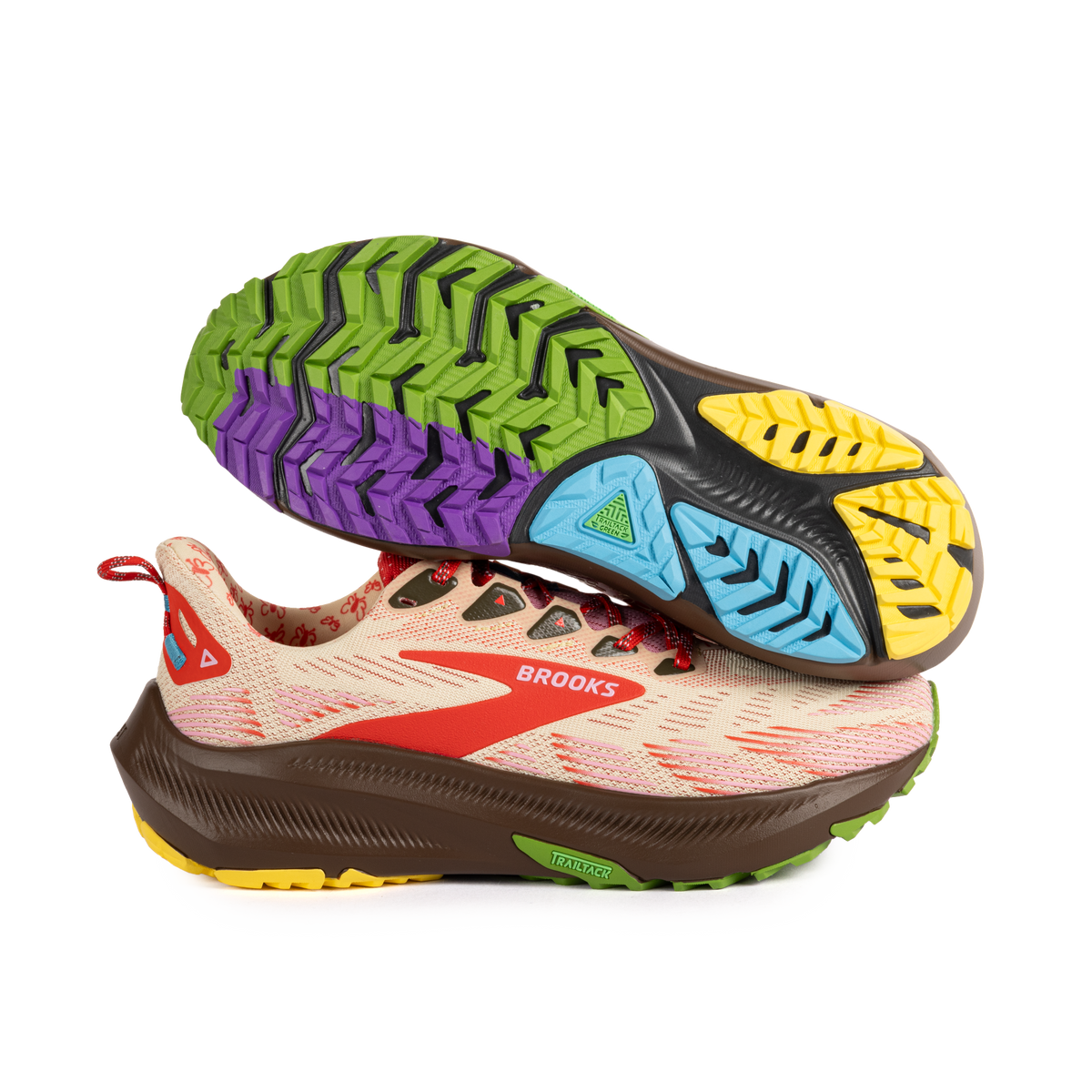 Brooks x Alex Zono Ghost Trail Poppy Red/Potting Soil 100069 1D 681